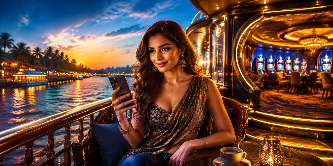 Peaceful backwaters with mobile casino access in Kerala
